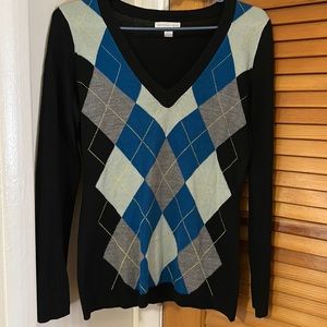 Argyle Style Sweater